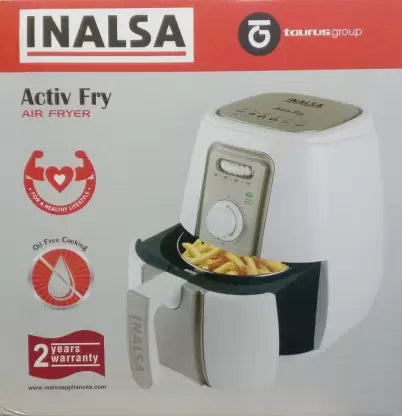 Inalsa Active Fry 4.2L Fry Light, Oil Free Cooking for Healthy Lifestyle, 2 Years Warranty, Air Fryer  (4.2 L) Inalsa Active Fry 4.2L Fry Light, Oil Free Cooking for Healthy Lifestyle, 2 Years Warranty, Air Fryer  (4.2 L)